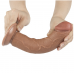 Реалистичный фаллоимитатор Sliding-Skin Dual Layer Dong 8", 20 см.